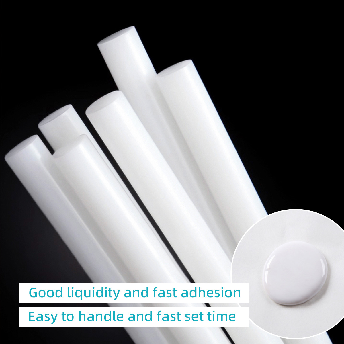 Widely used high viscosity white EVA hot melt glue sticks