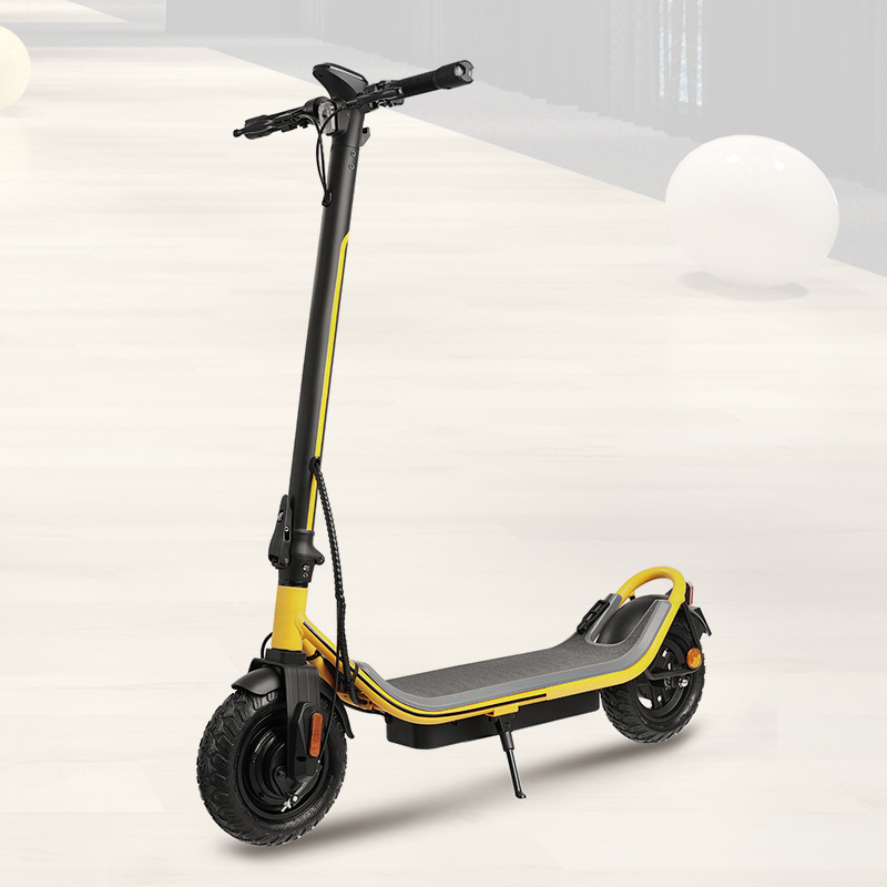 Low Price Electric Scooter Tire 10 inch Tubeless Adults 25km/h Drum Brake Foldable 500W E Scooters with Light