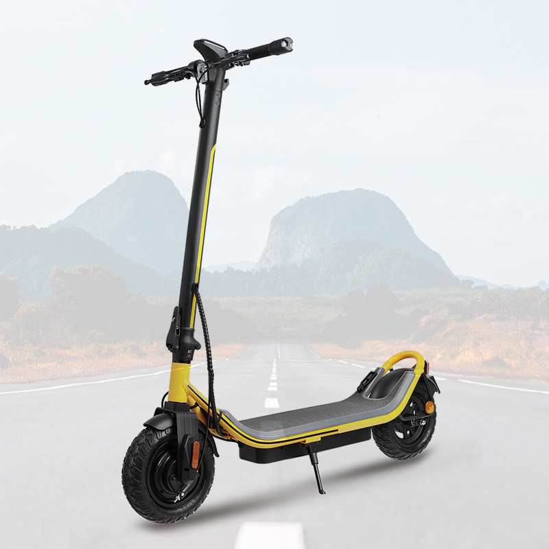 Low Price Electric Scooter Tire 10 inch Tubeless Adults 25km/h Drum Brake Foldable 500W E Scooters with Light