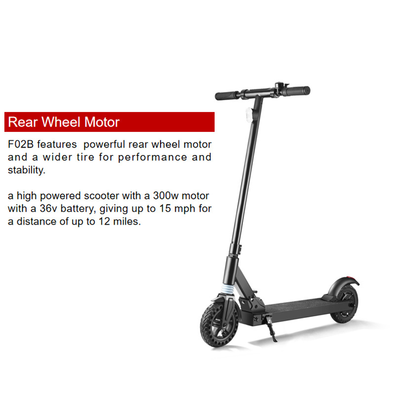 Zhejiang Supplier 300W Vintage Electric Scooter 8in Honeycomb Wheel Dirt E Folding Mobility Scooter for Wholesales