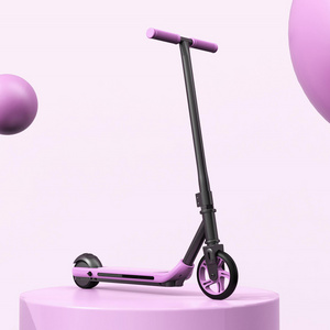 Custom OEM Baby Kids' Scooter Simple Pink Electric Kids Scooter 5.5in Wheel Max Speed 12km/h Monopattino Electric Scooter Ninos