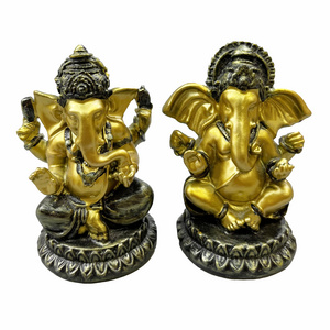 Indian Mini Ganesha Statue Hindu Ganesh for Car India Home Office Temple Gifts Dashboard Decor Zen Meditation Room Dec Idol Yoga