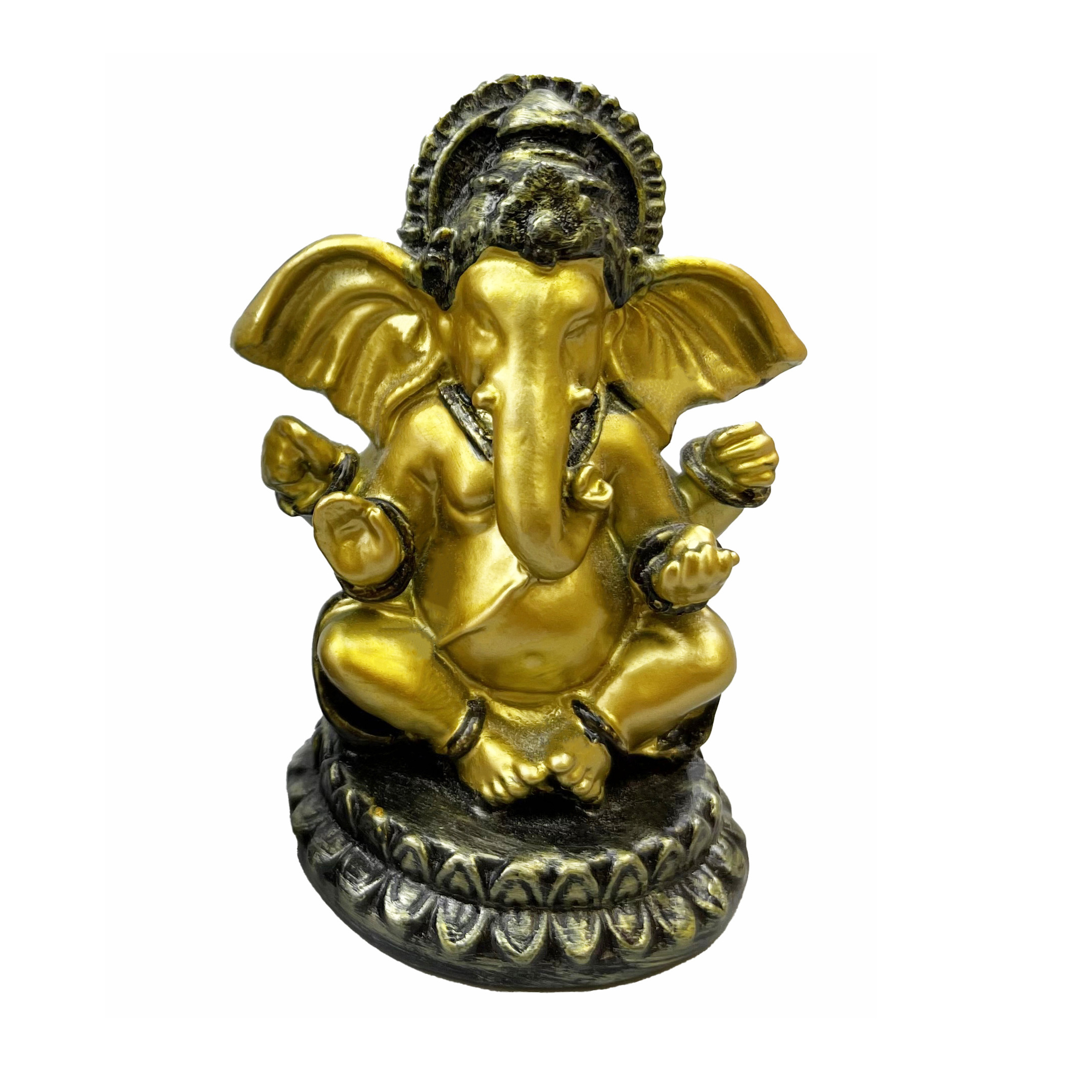 Indian Mini Ganesha Statue Hindu Ganesh for Car India Home Office Temple Gifts Dashboard Decor Zen Meditation Room Dec Idol Yoga