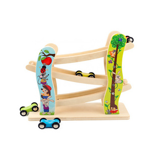 OEM Wooden Toys Classic Bassha Der Kelana 2023 Car Kids Tricycle Ramp Sliding Cars For kids