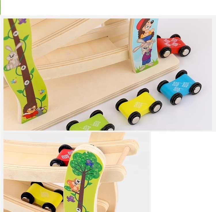 OEM Wooden Toys Classic Bassha Der Kelana 2023 Car Kids Tricycle Ramp Sliding Cars For kids