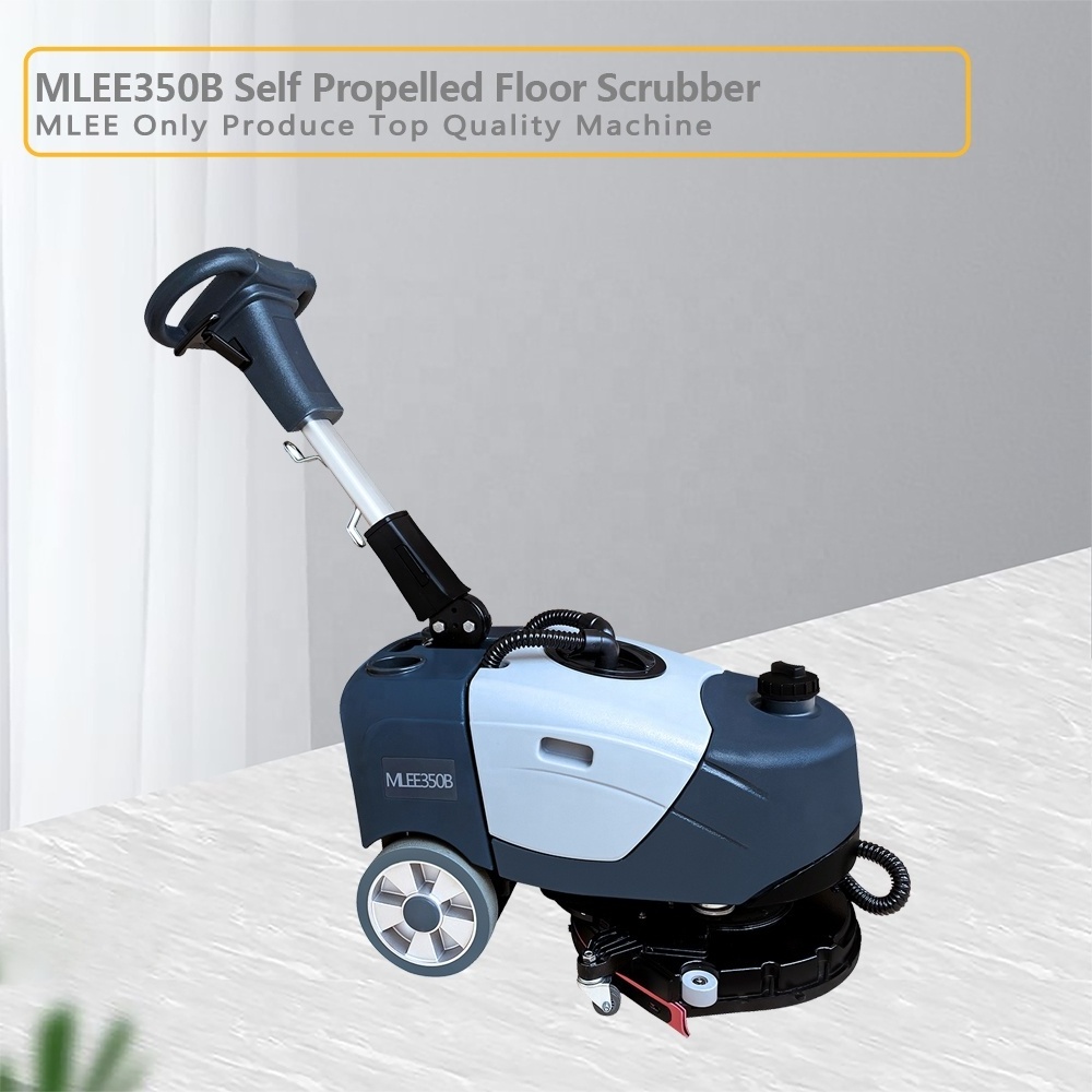 MLEE350B 12L Battery Floor Sweeper Squeegee Reverse Timber Epoxy Tile Floor Washing Machine