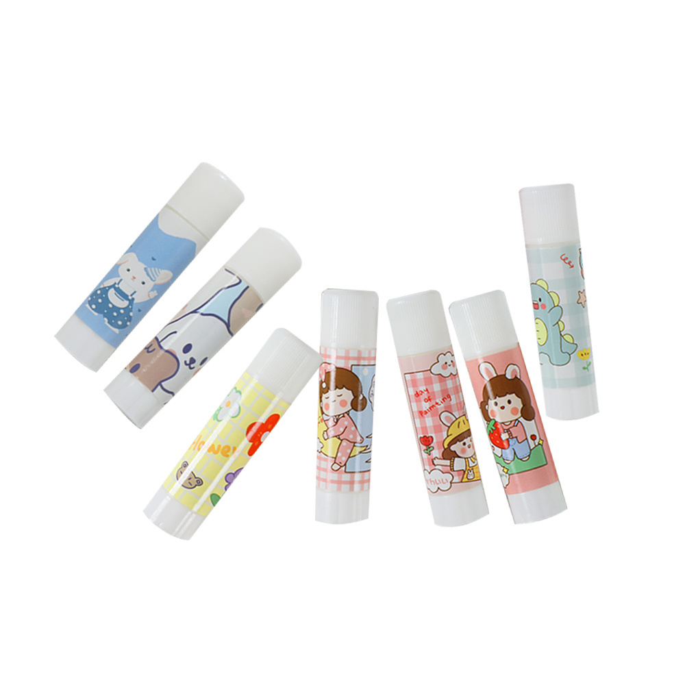 Custom Logo 9g Adhesive PVA Solid Glue Stick Clear White Non-toxic Glue Sticks for Kids