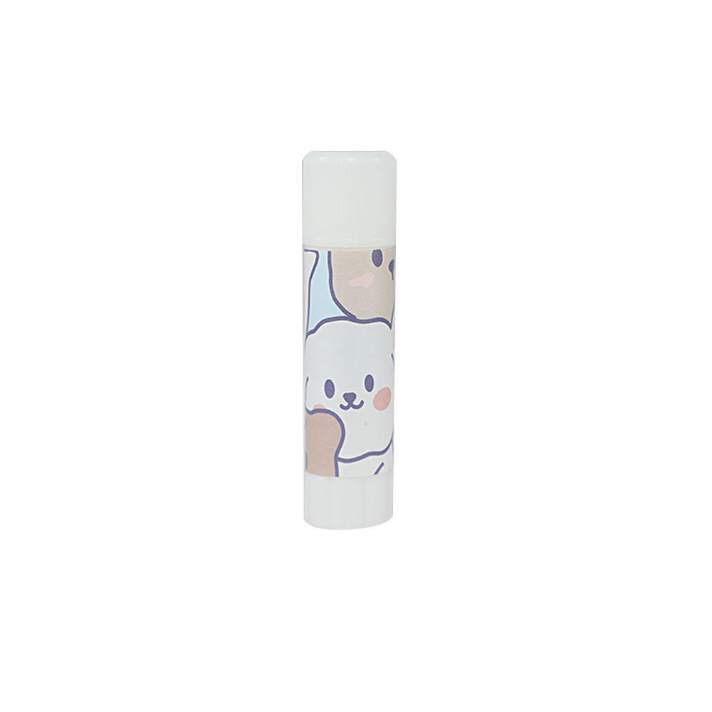 Custom Logo 9g Adhesive PVA Solid Glue Stick Clear White Non-toxic Glue Sticks for Kids