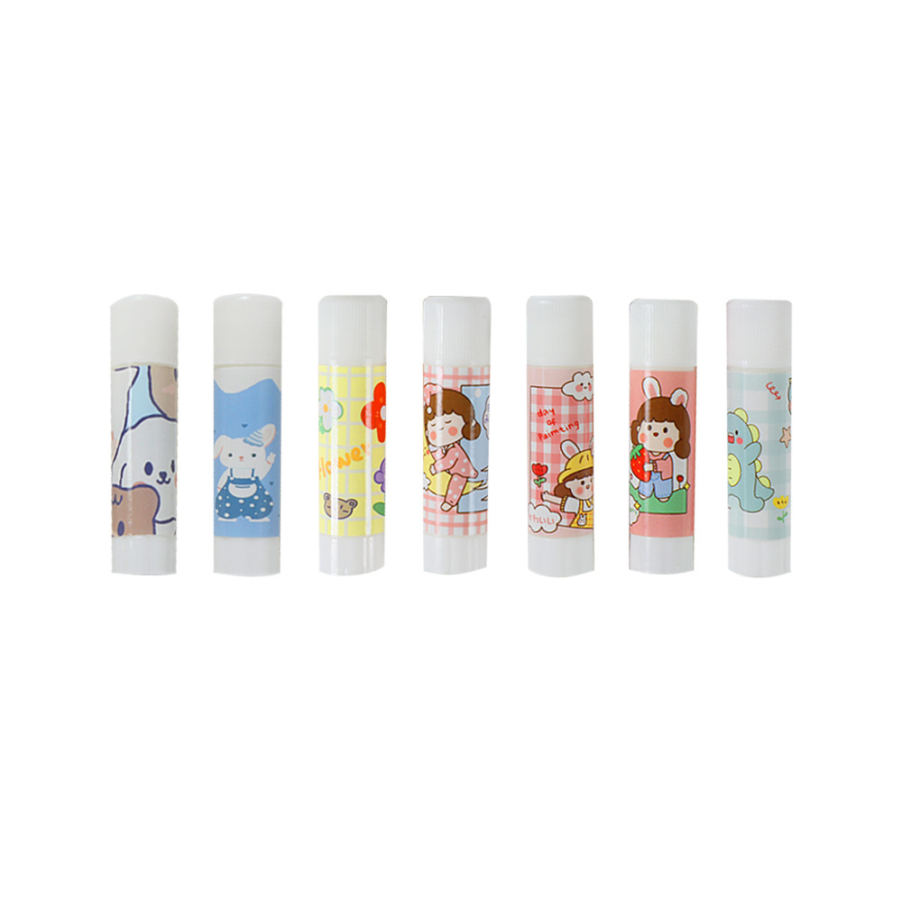 Custom Logo 9g Adhesive PVA Solid Glue Stick Clear White Non-toxic Glue Sticks for Kids