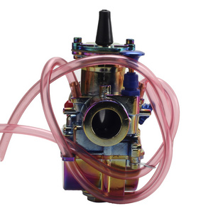 Colorful Motorcycle Carburetor PWK 21 24 26 28 30 32 34mm For 90-250cc Engine Racing Moto With Power Jet