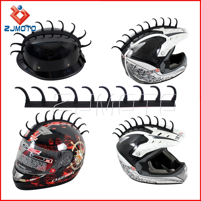 5 Colors Motorcycle Helmet Dirt Biker Bmx Helmets Mohawks Spikes Rubber Sticker