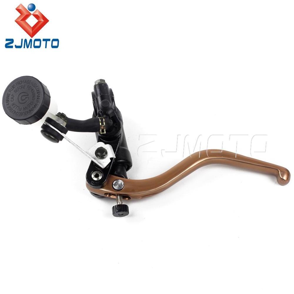 Dirt Bike Cylinder  Levers Brake Lever With Oil Cap For Kawasaki Honda Yamaha Suzuki