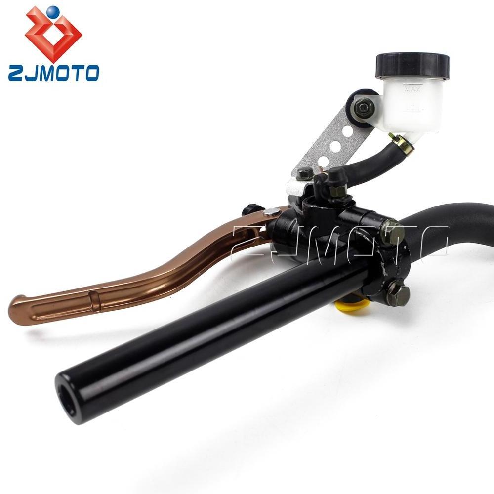 Dirt Bike Cylinder  Levers Brake Lever With Oil Cap For Kawasaki Honda Yamaha Suzuki