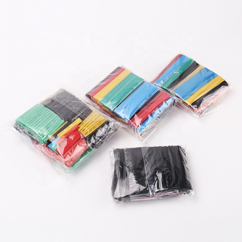 127 164 328 580 pcs pack set heat shrink tube assortment electrical insulated wire connectors wrap tube  heat shrink tube sleeve