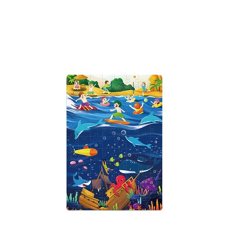 New arrival Novelty Kids Jigsaw PuzzleToys Marineland Baby Toys Educational Learning Puzzle For Chirldern wood toys for kids