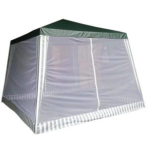 outdoor waterproof 2.4*2.4*2.5 M gazebo   with mesh mosquito net