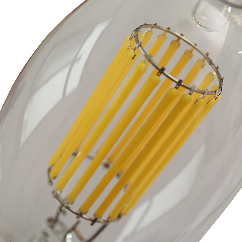 Led Filament Edison Bulb Decorative Soft Clear Glass Lamp ED90 220V E40 Replace Incandescent Bulb