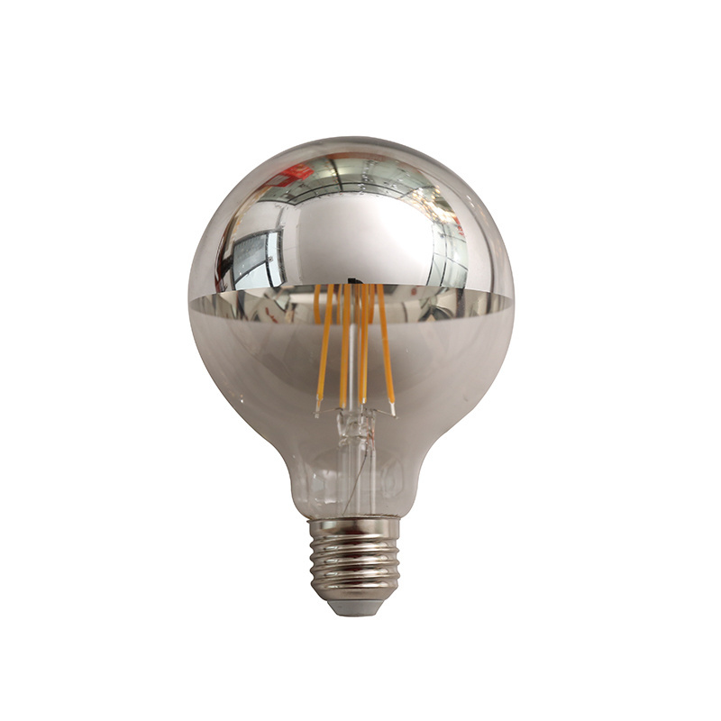 Led Edison Globe Light Bulb Warm White Filament Light Bulb Frosted Glass Bathroom Vanity Mirror Light