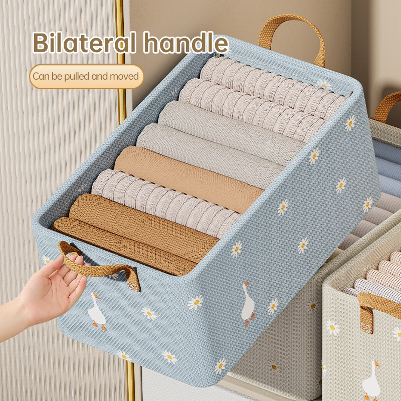 Household wardrobe clothes organizer foldable jeans organizer closet organizers storage box clothes organizer