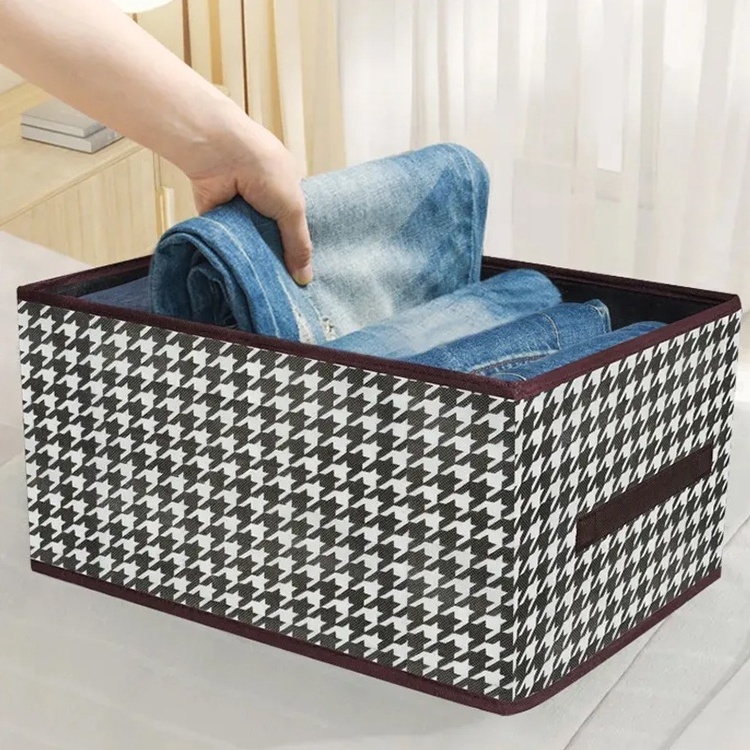 2024 Hot Closet Organizer for T-shirts Jeans Skirts Cosmetics Foldable Storage Organizer Box