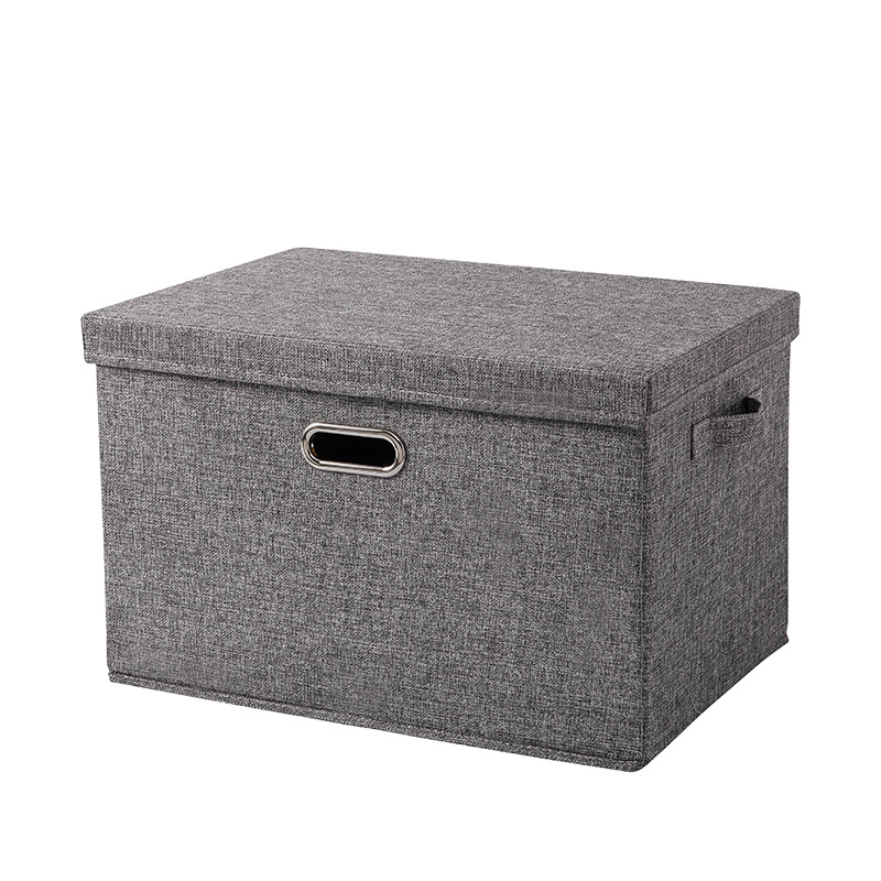 Hot Sale Fabric Storage Bins with Lids Foldable Clothing Closet Organizer 4 Handles Toy Box Storage Cubes Baskets Container