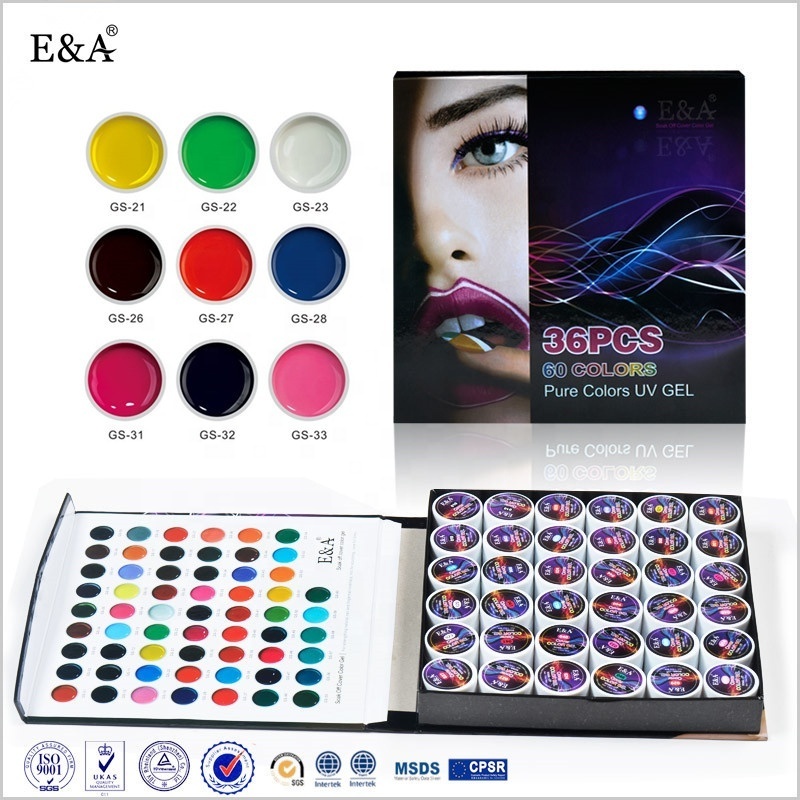 EA nail art 36 color gel kit fengshangmei color gel cover gel