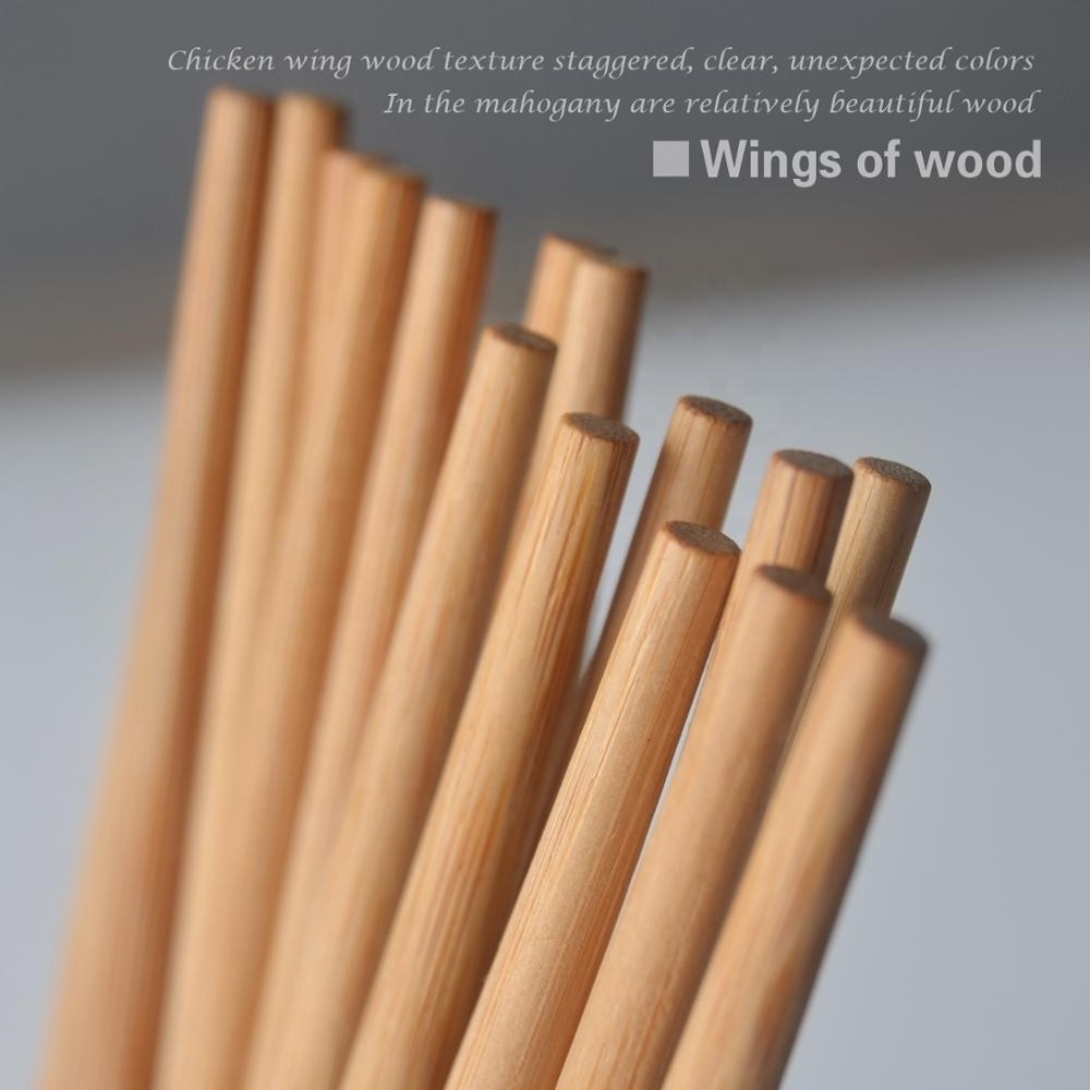 Kitchen Accessories Chinese wholesale Eco-friendly natural reusable wenge rosewood  bamboo chopsticks