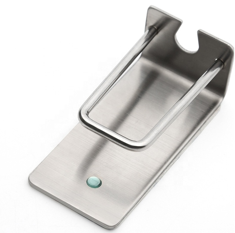 Eco-friendly stainless steel bathroom single suction cup toothbrush toothpaste holder wall mount