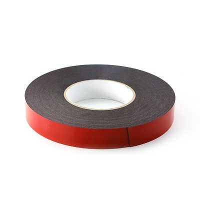 High quality 2-Sided PE Foam Tape Backing PE foam Acrylic Solvent Glue  Jumbo Roll Thick  adhesive black PE Hot Melt industry