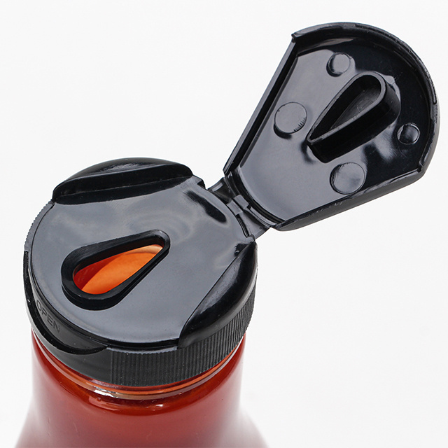 260ml food grade PET plastic squeeze salad dressing ketchup sauce bottles  with flip top lid silicone valve fossil seal