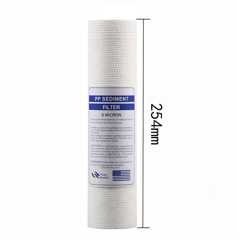 10inch 20 inch 40inch1 micron 5 micron pp cotton cartridge filter security filter element Melt blown filter for water treatment