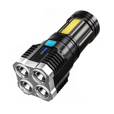 Rechargeable High Power Led Flashlights Waterproof Outdoor Lighting Torch LED Ultra Powerful COB Flashlight