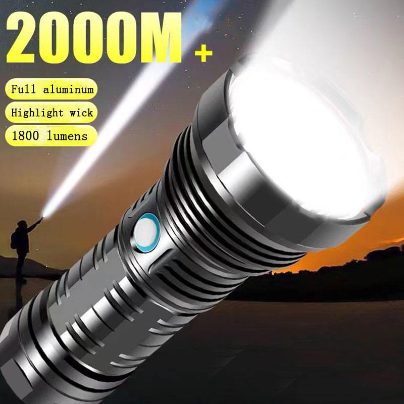 factory waterproof  adjustable tactical torch rechargeable pen led flashlight lights