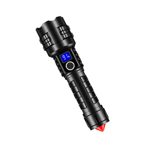 Large capacity battery 5000mAh Zoomable Aluminum Alloy Body Rechargeable USB 26650 Battery XHP70 LED tactical Torch Flashlights