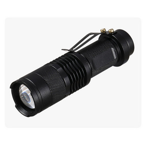 custom durable torch lamp USB Rechargeable led 80Ra survival flashlight