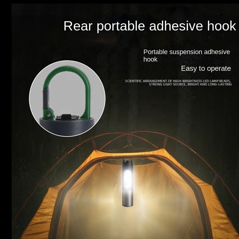 Portable Multifunctional Flashlight for Hiking, Camping and Emergency