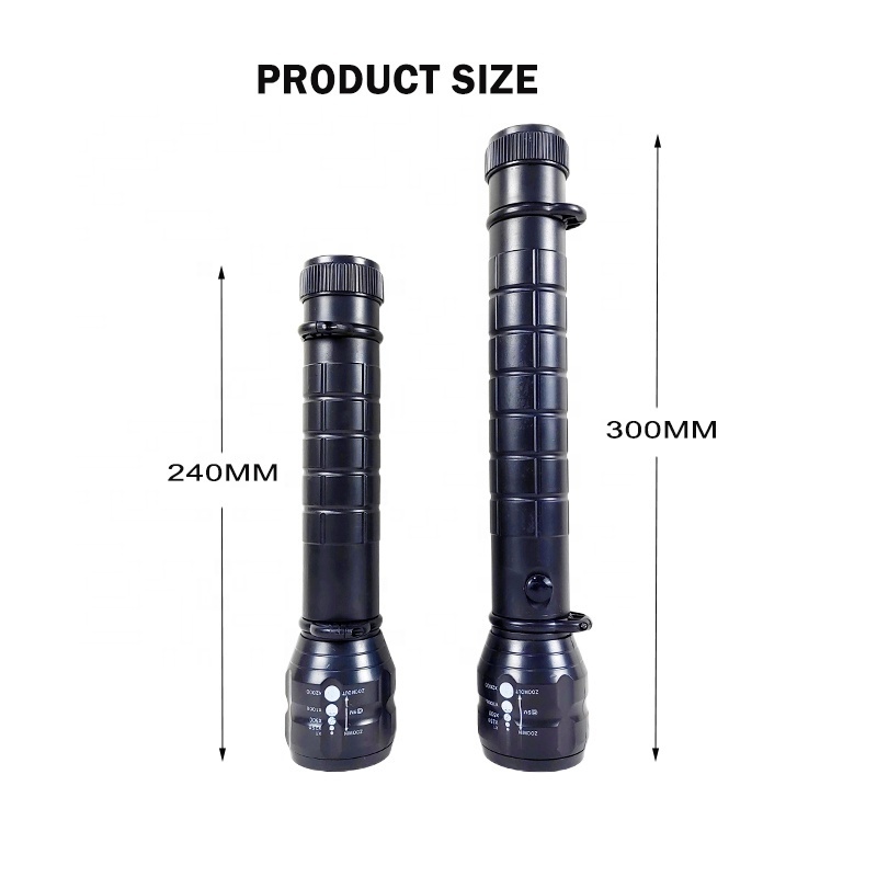 Promotion Super Bright Remote Flashlight 3 * D Battery Focus Tactical Patrol Flashlight Camping LED Strong Light Zoom Flashlight