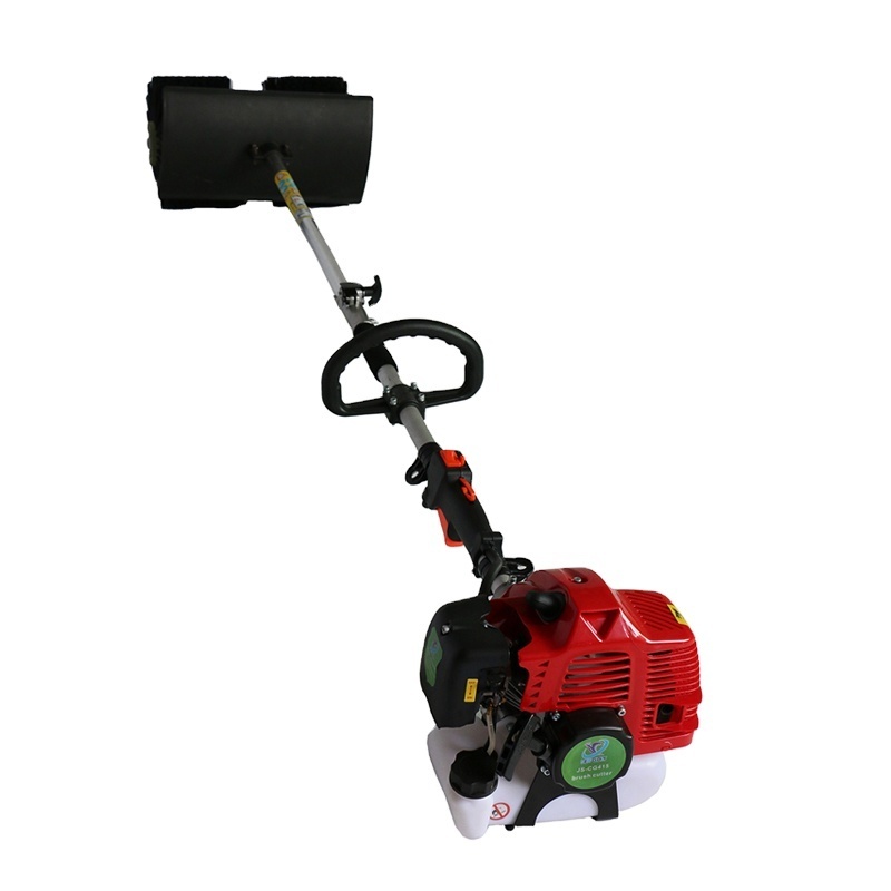 Super September gas power broom brush sweeper