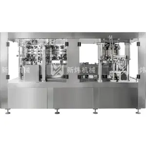 beer can filling filler and seamer machine