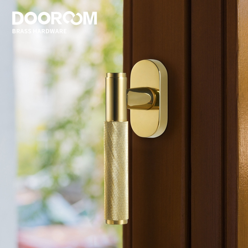 DOOROOM Brass Casement Window Lock Handle Highest Safety Casement Lever Top Quality Modern Design Window and Door Accessories