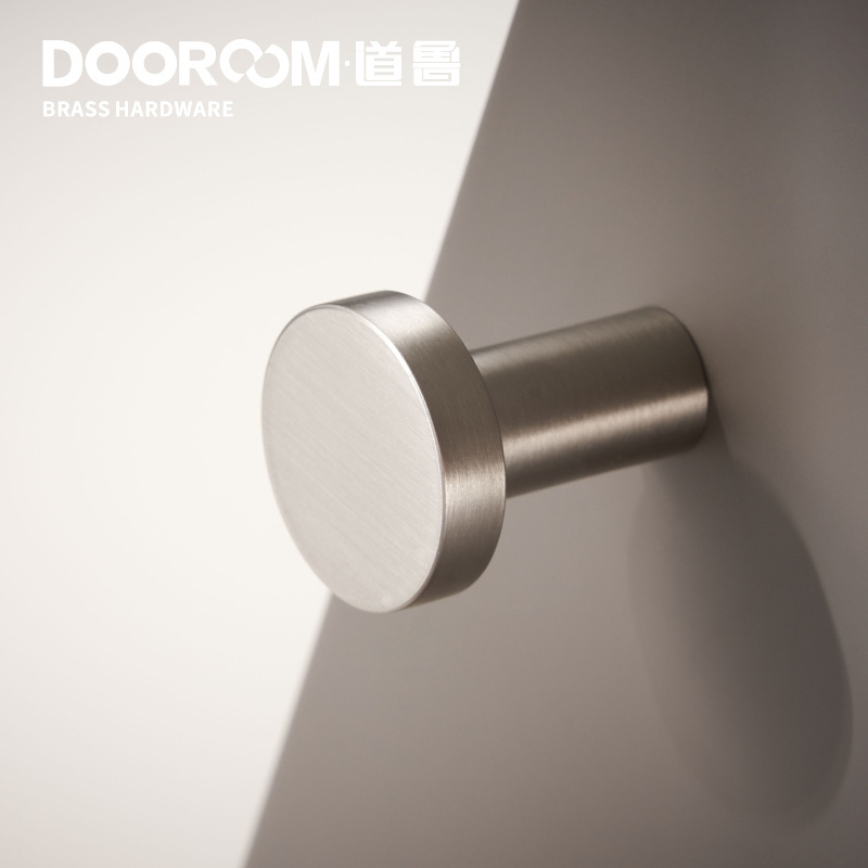 Dooroom Brass Furniture Handles Modern Brushed Nickel Matt Silver Pulls Wardrobe Dresser Cupboard Cabinet knobs