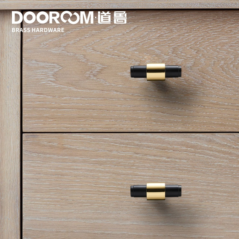 Dooroom Brass Furniture Handles Black Gold Modern Nordic Drawer Wardrobe Dresser Long Handles Big Cabinet Door Knobs Pulls