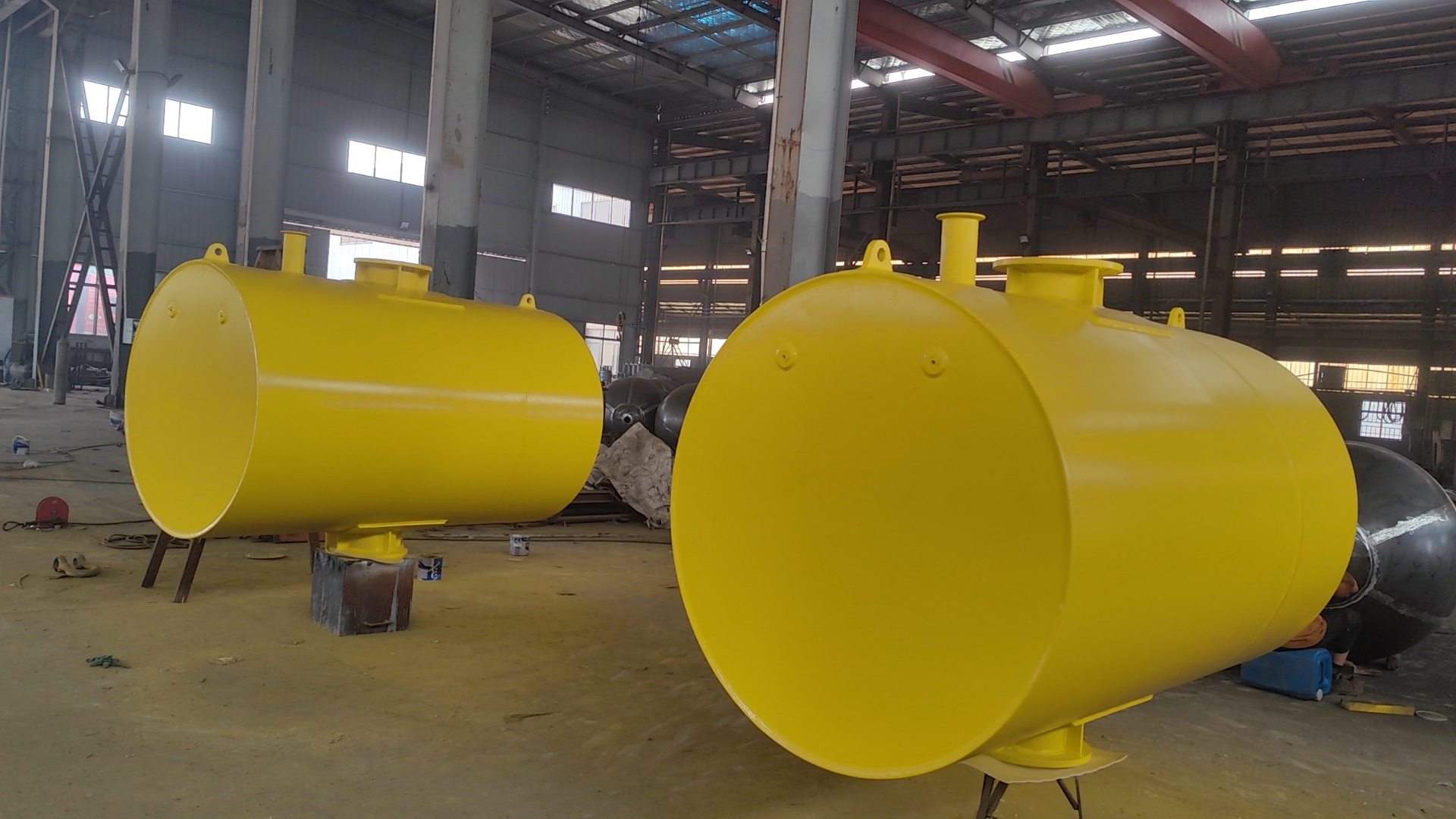 Manufacturers Marine Equipment Steel Foam Filled Floating Mooring Buoy Mooring Cans