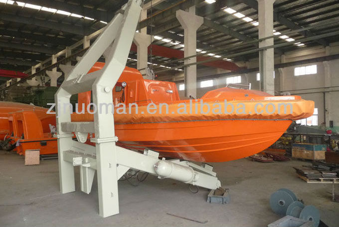 solas fiberglass Open Type Lifeboat rescue boat livesaving working boat