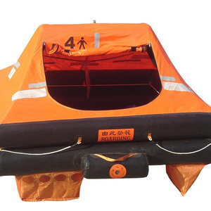 ISO965 standard 4person drop and inflatable life raft for small boat and yacht