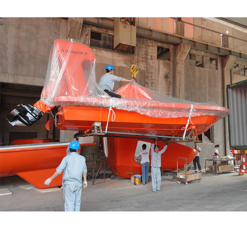 Open lifeboat CCS approved fiberglass lifeboat with high quality