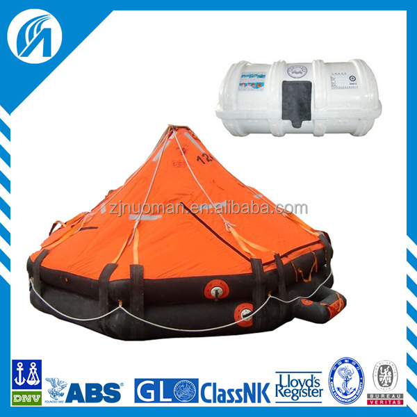 15 person davit launched inflatable viking liferaft