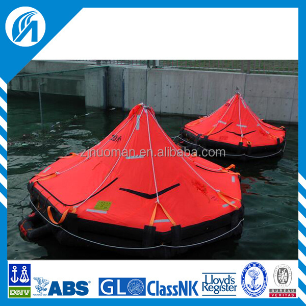 15 person davit launched inflatable viking liferaft