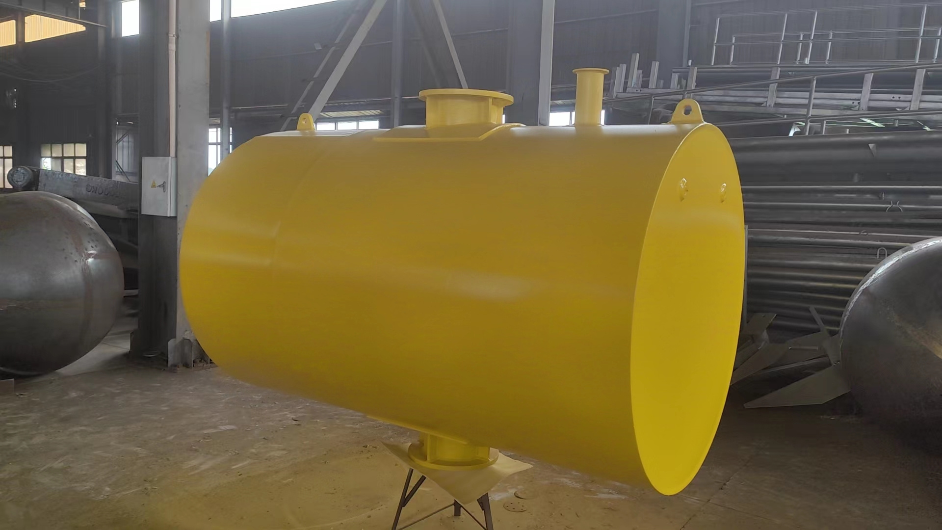 Manufacturers Marine Equipment Steel Foam Filled Floating Mooring Buoy Mooring Cans