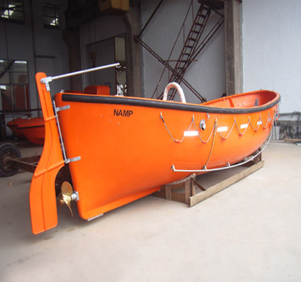 Solas Fiberglass Open Type Lifeboat fast Rescue Boat 7.5M length Working Boat